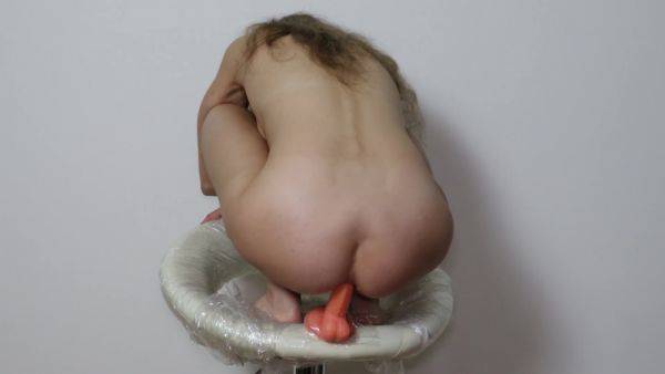 Stream the uncensored clip titled : Dildo In Ass On A Bar Stool