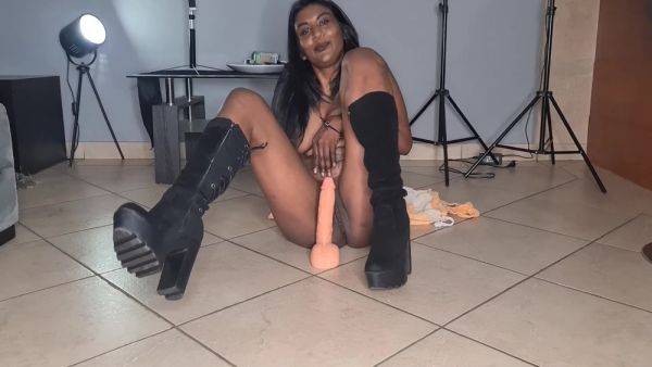 Enjoy watching the HD video named : Indian Girl Anal Dildo Ride In Boots