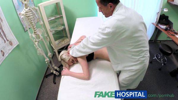 Tattooed blonde gets drilled hard by her fakehospital doctor - sexu.com on pornsfind.com