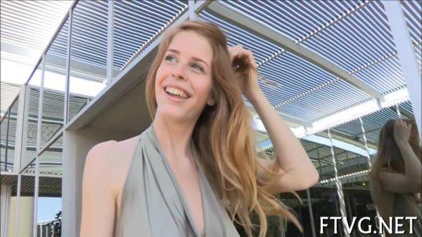 Enjoy watching complete video named : Gal Caresses Her Pussy