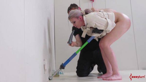 Enjoy watching the uncensored clip named : Pogo stick BDSM submissive anal