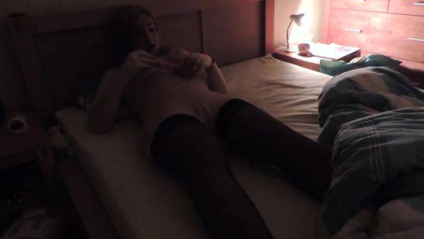 Watch the full video called : Flogging My Pink Jelly Bean Before Sleeing