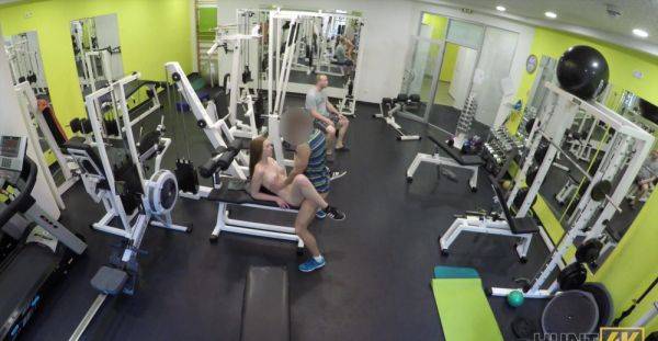 Fucked at the gym and filmed without knowing - alphaporno.com on pornsfind.com