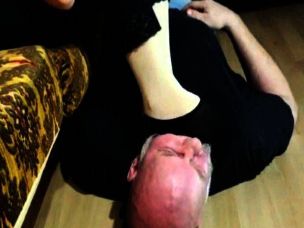 Lady M use her Slave as Human Footstool Face trampling - drtuber.com - Germany on pornsfind.com