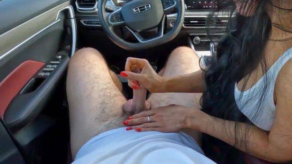 Outdoor fucking in the car with a stranger - anysex.com on pornsfind.com