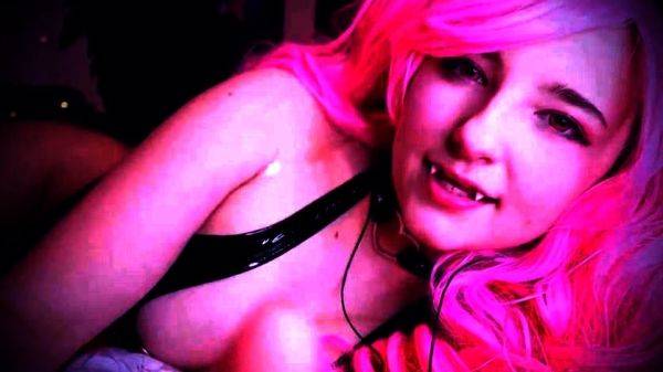 Play this HD video of : Curly Blonde Teen Records Solo Dildo Masturbation More at