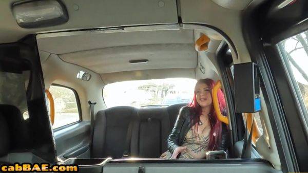 Enjoy watching complete video of : Slutty car babe fucked by big dick in wet pussy hole