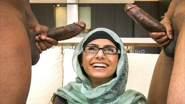 Arab whore Mia Khalifa's First Monster Cock Threesome - interracial hardcore - xtits.com on pornsfind.com