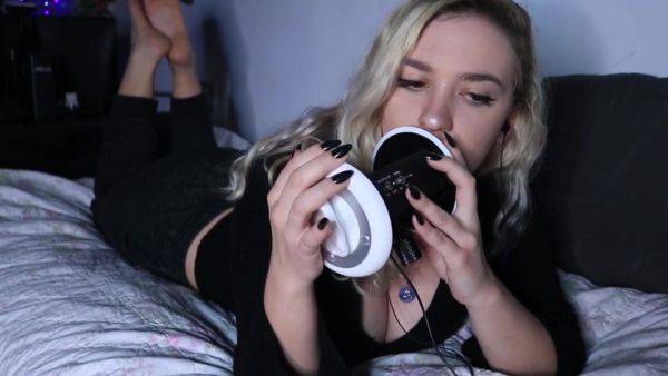 Watch this hardcore movie titled : Rose Asmr Patreon Ear Licking, Feet, And Tongue Flut