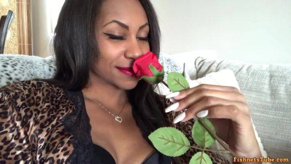 Hot Ebony Cougar Is Gonna Kiss Your Dickhead - Sugar Baby - hclips.com - France on pornsfind.com