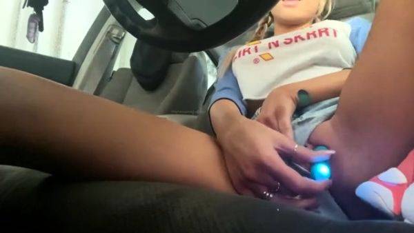 View this hardcore scene titled : Amateur blonde takes toys in both holes Julia Reaves