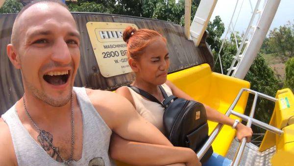 View the uncensored movie of : Big ass Thai amateur girlfriend fun day out with horny sex once back home