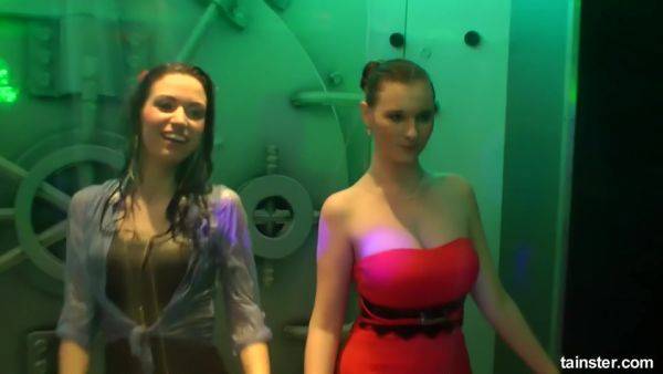 View uncut scene titled : Drunk Lesbians Public Dancing