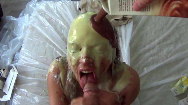 Watch this uncut movie titled : Messy splosh blowjob