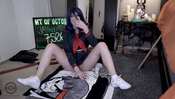 Play the complete scene titled : Kailey Haze And Ryuko Matoi - Mv Live Vs Junketsu