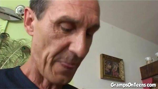 Stream the full video called : Filthy teen fucks oldie after sucking on his hard dick