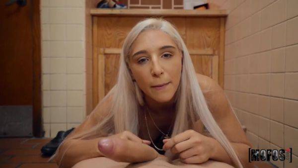 Stream this uncensored scene called : Blondie Abella Danger Takes Dong In Wc