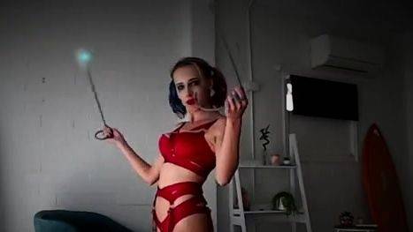 Enjoy watching this uncut movie called : Mistress Alana - Live CamShow - Harley Quinn Costume