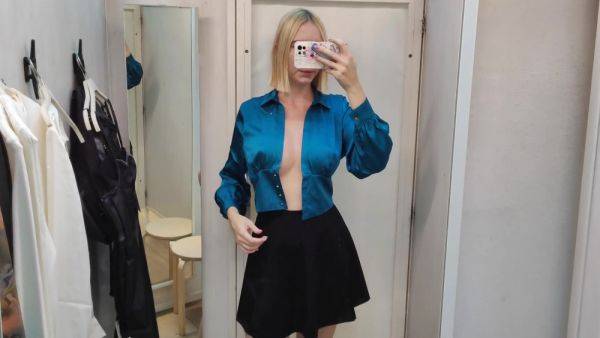 Try On Haul Transparent Clothes Completely See-through. At The Mall. See On Me In The - voyeurhit.com on pornsfind.com