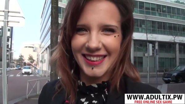 View the uncensored scene titled : Amateur Suited Milf Sucks Dick In Public