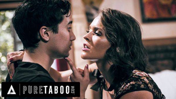 Play this HD clip of : PURE TABOO Sex-Starved MILF Krissy Lynn Cheats On Her Husband With Pervy Peeping Teen
