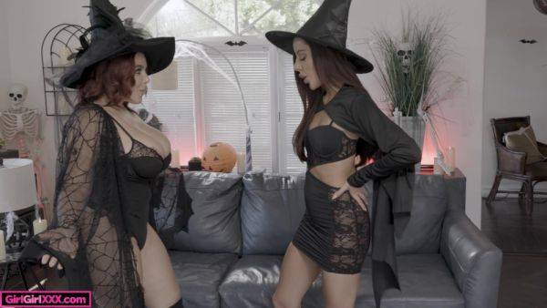 Halloween perversions between two chicks with stunning forms - xbabe.com on pornsfind.com