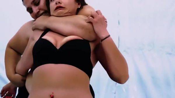 Enjoy watching the HD video : Hot Kinky In Brutal Lesbian Catfight Porn