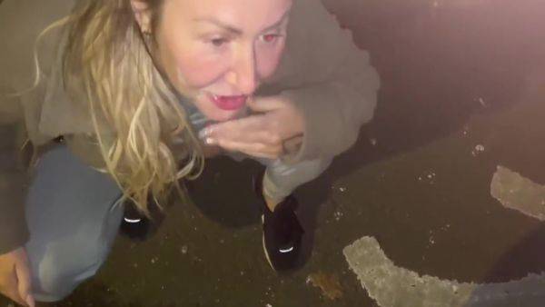 Watch this full movie : Offered A Drink On The Street To Take A Cum Shot 12 Min