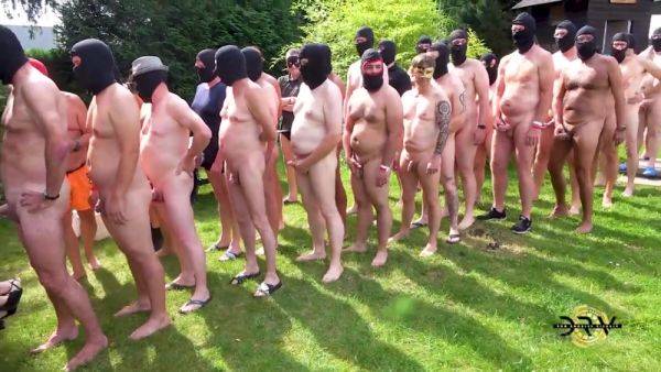 Public Park Creampies for 3 Bitches from 30 Guys - PissVids - hotmovs.com on pornsfind.com