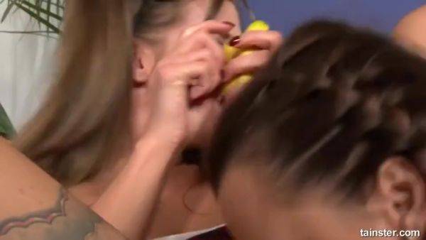 Play this full movie : Pissing Clothed Lesbian Pussy Licking - Per Fection