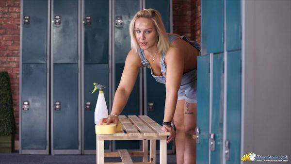 Watch this full clip of : Ashley Rider in Slutty Cleaner - DownblouseJerk