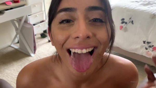 Violet Myers - POV BBC Sloppy Blowjob - interracial oral sex - xhand.com on pornsfind.com