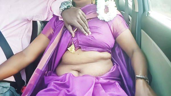 Telugu Dirty Talks, Sexy Saree Aunty With Car Driver Full Video - desi-porntube.com - India on pornsfind.com