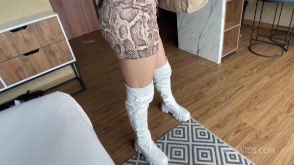 Watch the uncut video titled : My Colombian Teen Singer came to squirt and fuck for me - POV SEX - PissVids