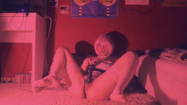 Watch the HD clip titled : Cat Girl Ram Rides On A Big Didlo And S - Spooky Boogie