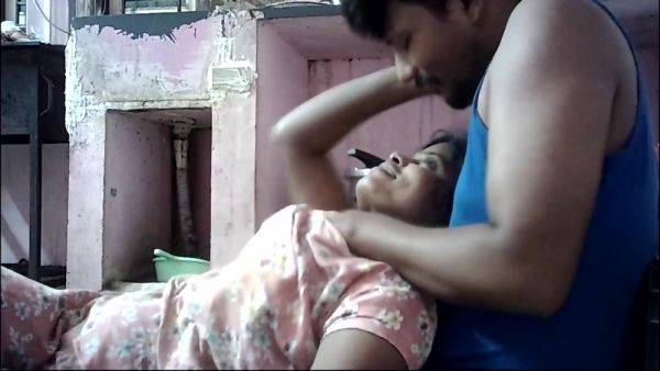 View the uncensored scene named : Desi Wife Big Boobs Showing And Kissing