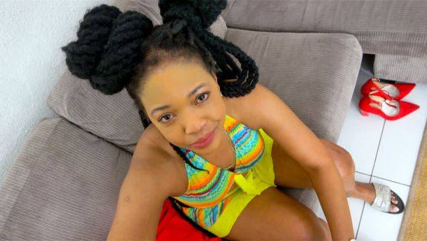 Enjoy watching the HD clip called : Curvy Black Ethnic Gal In Mouth Watering Fake Casting - AfricanCasting