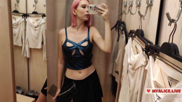 Try On Haul Transparent Clothes Completely See-through. At The Mall. See On Me In The - voyeurhit.com on pornsfind.com