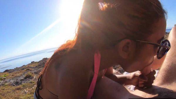 Watch hardcore movie called : Public beach Asian GF blowjob and fuck