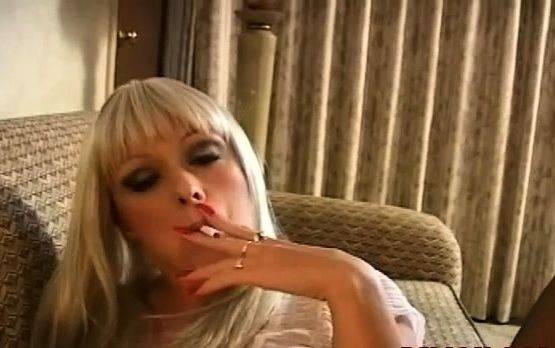 Watch full clip : Lusty bimbo got cum all over her milk jugs