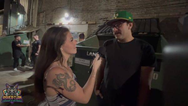 Play HD clip named : Thalia Rhea UNSCRIPTED and UNHINGED Adult Street Interviews