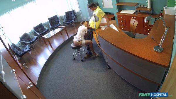 Watch the uncut clip of : Sensual Nurse Heals Patient With Hard Office Sex