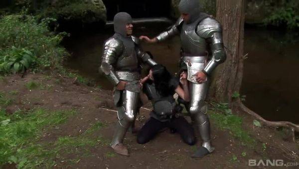 Enjoy watching the HD movie called : Brunette Bendova, Petra, Sexily Succumbs to Double Penetration Outdoors