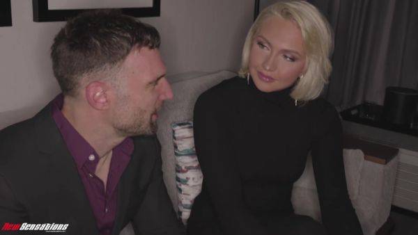 Watch this uncensored movie titled : Hot Blonde Cheating Wife Falls Right To Her Knees (bambi Barton)