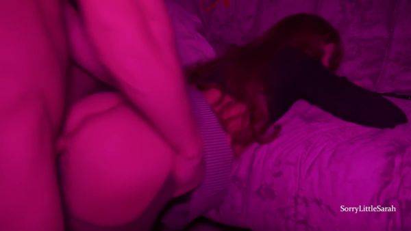 View this hardcore movie titled : Sorrylittlesarah - Wife In Torn Pantyhose Cheating On Husband, Talking To Him On The