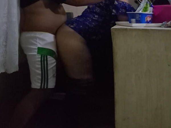 Maid Delivers Ass In The Kitchen - desi-porntube.com - India on pornsfind.com