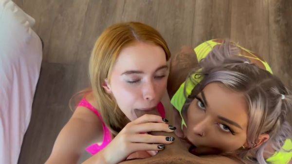 Enjoy watching this hardcore movie titled : Zoey And Hayley Sharing A Bbc