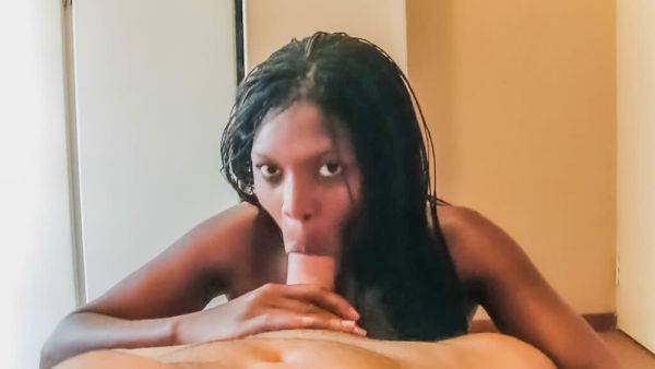 View this uncut movie named : Skinny Black Girl First Massive White Dick Wrecks Her Ebony Tight Pussy