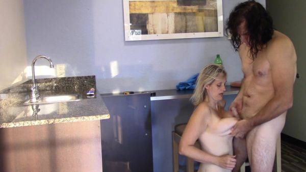 Milf Fucked In Kitchen Tit Fuck Cumshot On Her Boobs - hclips.com on pornsfind.com