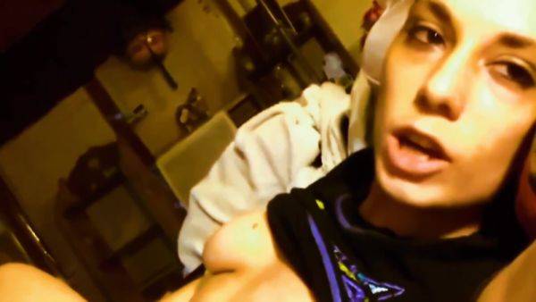 Watch the uncut scene of : Nutting On